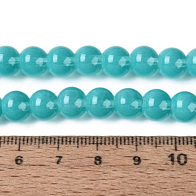 Transparent Glass Imitation Cat Eye Beads Strands GLAA-Q110-01B-07-1
