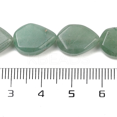 Natural Green Aventurine Beads Strands G-U018-K01-01-1