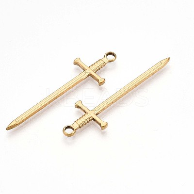 Ion Plating(IP) 304 Stainless Steel Pendants STAS-N098-135LG-1
