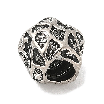 304 Stainless Steel European Beads STAS-S183-13AS-B-1