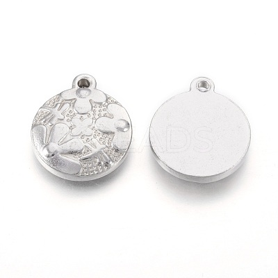 Non-Tarnish 201 Stainless Steel Pendants STAS-O118-47P-1