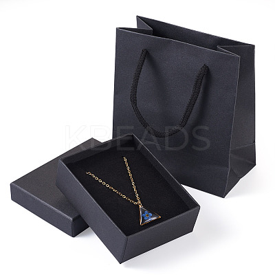 1Pc Dried Flower Stainless Steel Cable Chain Necklaces NJEW-TA0001-19A-1