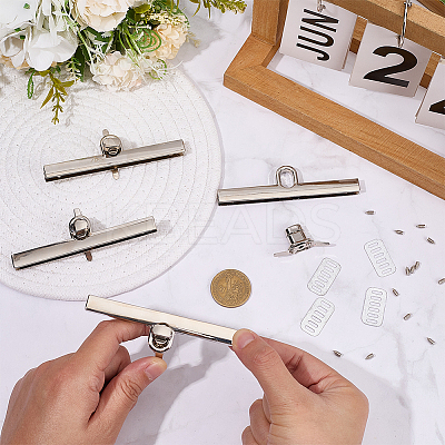 4Pcs Zinc Alloy Twist Bag Lock Purse Catch Clasps PURS-CP0001-03P-1
