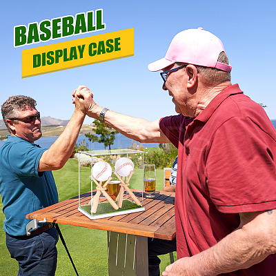 Baseball Bat Baseball Display Stand Set DIY-GA0006-45-1