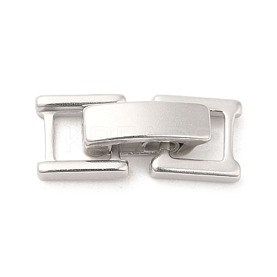 Eco-Friendly Brass Watch Band Clasps KK-M225-28P-1