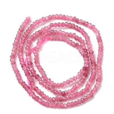 Natural Pink Tourmaline Beads Strands G-RM250101-T2-1