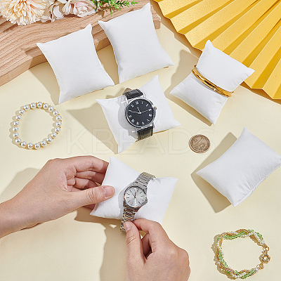 PU Leather Jewelry Watch/Bracelet Display Pillows ODIS-WH0043-198B-1
