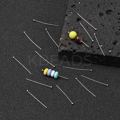 Tarnish Resistant 304 Stainless Steel Ball Head pins STAS-M010-30mm-01-1