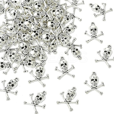 50Pcs Tibetan Style Alloy Pendants FIND-YW0009-48-1