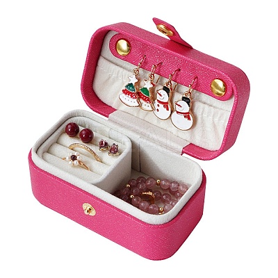 PU Imitation Leather Jewelry Box LS-LBOX-E001-01D-1