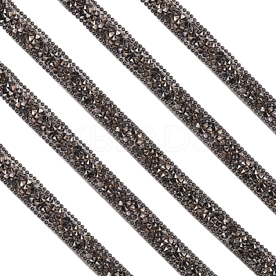 5 Yards Self Adhesive Resin Rhinestone Tape DIY-SP0002-49B-1