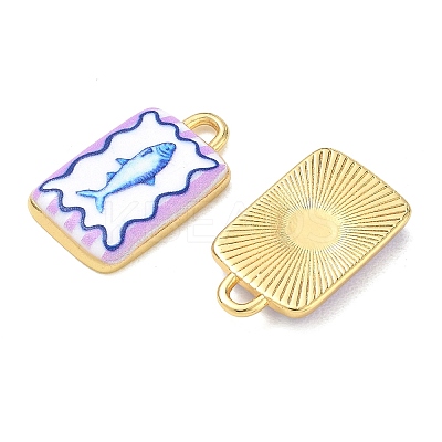 Printed Brass Pendants KK-CBAF9BC-16G-02-1