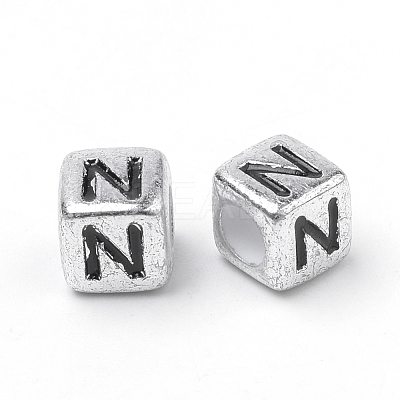 Plated Acrylic Beads PB43C9308-N-1
