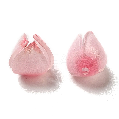 Simulation Lotus Shape Acrylic Beads SACR-C002-32-1