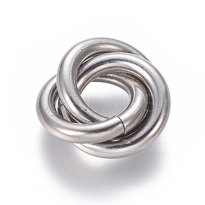 Tarnish Resistant 304 Stainless Steel Linking Rings LS-STAS-L239-01E-P-1