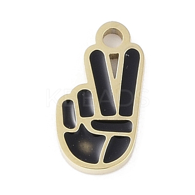 304 Stainless Steel Charms STAS-L022-407G-1