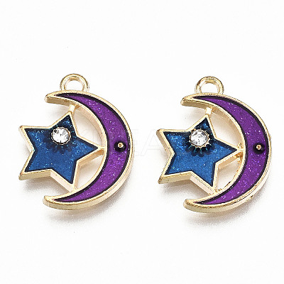 Alloy Enamel Pendants LS-X-ENAM-S126-007-RS-1