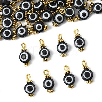 50Pcs Resin Pendants PALLOY-FS00040-01-1