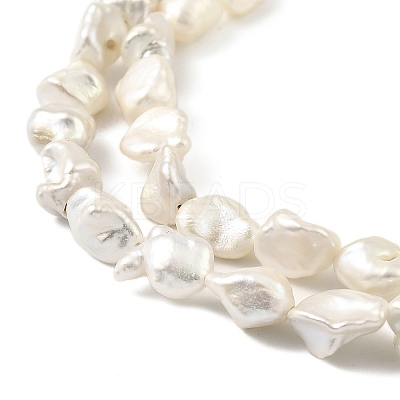 Baroque Natural Keshi Pearl Beads Strands PEAR-B004-12A-01A-1