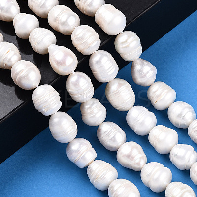 Natural Cultured Freshwater Pearl Beads Strands PEAR-N012-10D-1