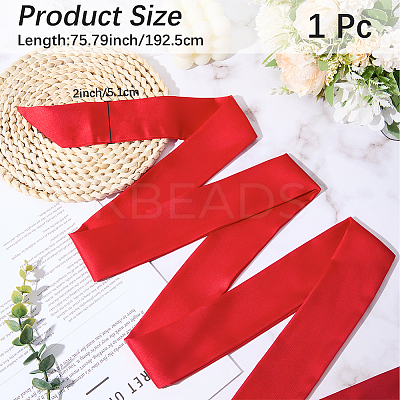 Long Polyester Silk Scarf for Women Girls AJEW-WH20042-34-1
