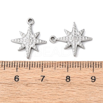 304 Stainless Steel Pendants STAS-Z177-06P-1