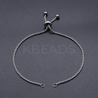 Tarnish Resistant Adjustable 201 Stainless Steel Slider Bracelets Making LS-STAS-S105-JN646-1-1
