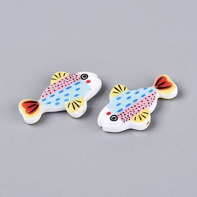 Printed Opaque Resin Beads RESI-N043-23A-1