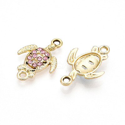 Alloy Rhinestone Connector Charms ALRI-T011-02-1