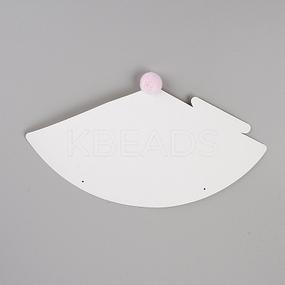 Paper Pompon Party Hats AJEW-WH0223-06B-1