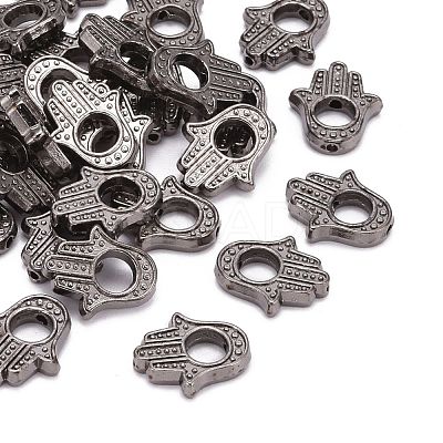 Tibetan Style Alloy Bead Frames X-TIBEB-A123963-B-LF-1