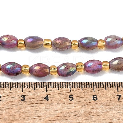 Electroplated Natural Druzy Geode Crystal Beads Strands G-G459-03B-08-1