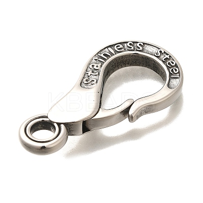 304 Stainless Steel Lobster Claw Clasps STAS-R140-13P-1