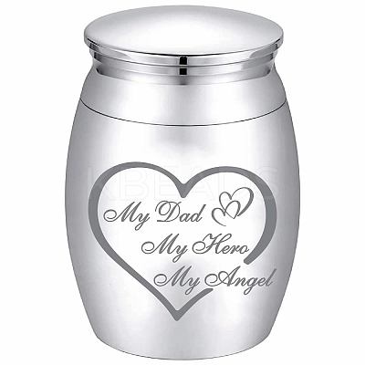 Column Alloy Cremation Urn AJEW-CN0002-08E-1