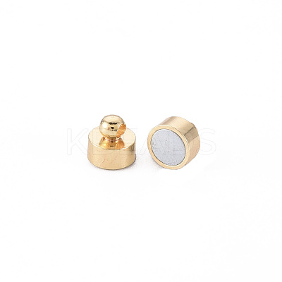 Brass Magnetic Clasps with Loops KK-Q765-007-NF-1