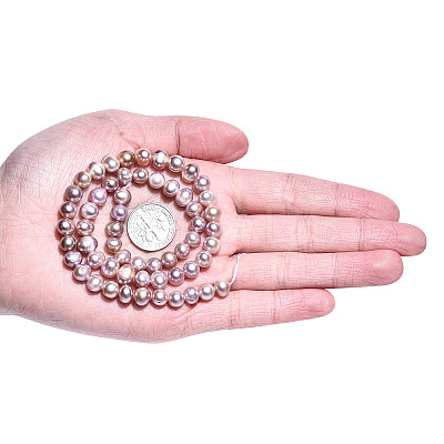 Natural Cultured Freshwater Pearl Beads Strands PEAR-N013-06N-1