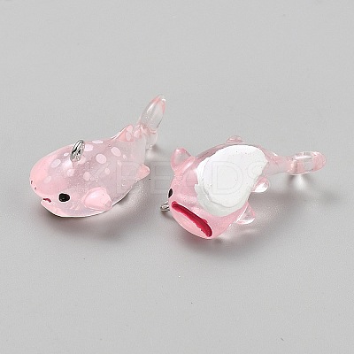 Resin Pendants RESI-WH0034-55A-1
