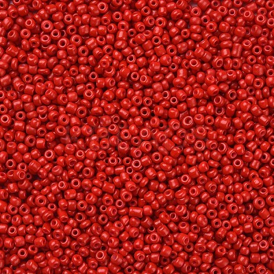 Baking Paint Glass Seed Beads SEED-S001-K20-1