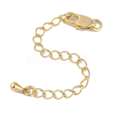 Brass Ends with Chains KK-P283-31G-1