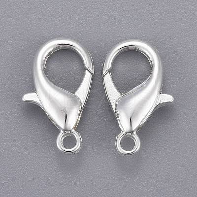 Zinc Alloy Lobster Claw Clasps E106-S-1