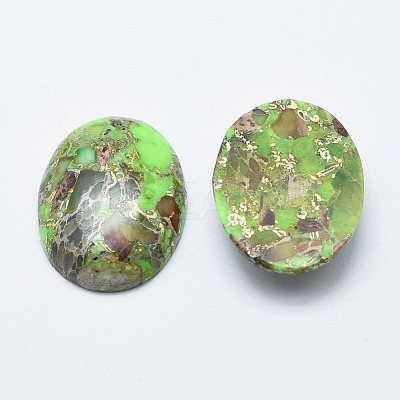 Regalite/Imperial Jasper/Sea Sediment Jasper Cabochons X-G-E464-42C-1
