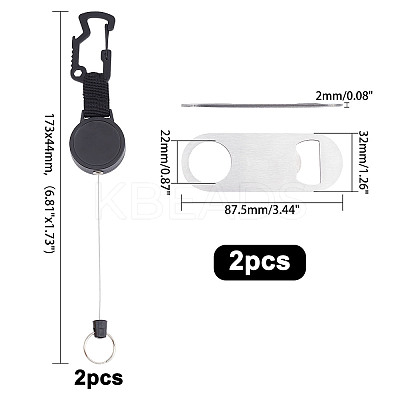 DIY Bottle Opener Keychain Making Kit DIY-AR0002-49-1