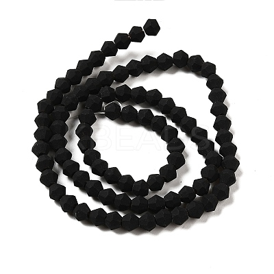 Imitate Austrian Crystal Frosted Glass Beads Strands EGLA-A039-P2mm-MD02-1