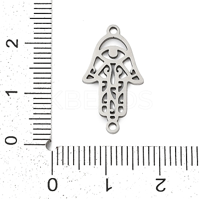 201 Stainless Steel Religion Laser Cut Connector Charms STAS-F316-37P-1