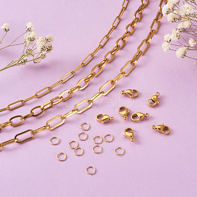 DIY Stainless Steel  Chain Necklaces & Bracelets MakingKits DIY-YS0001-23G-1