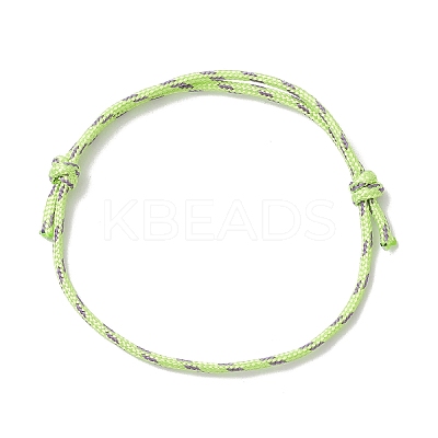Adjustable Polyester & Spandex Cord Bracelets for Men Women BJEW-JB12092-03-1