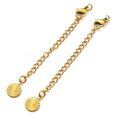 304 Stainless Steel Curb Chain Extender X-STAS-G310-05G-1