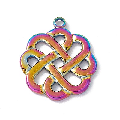 Ion Plating(IP) 201 Stainless Steel Pendants STAS-K242-07M-1