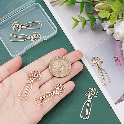 6Pcs 201 Stainless Steel Pendants STAS-UN0034-31-1