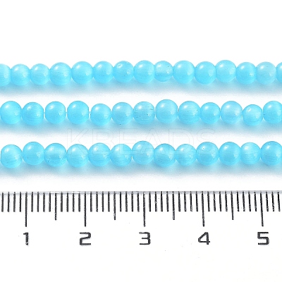 Cat Eye Beads Strands CE-F022-4mm-10-1